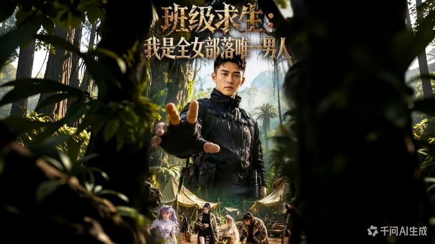 145.班级求生：我是全女部落唯一男人（71集）AI短剧