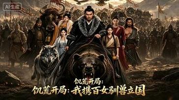 147.饥荒开局：我携百女驯兽立国（66集）AI短剧