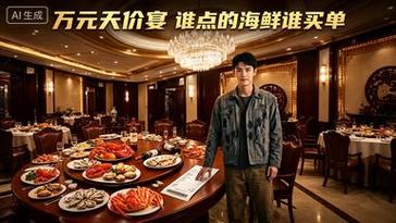 116.万元天价宴，谁点的海鲜谁买单（65集）AI短剧