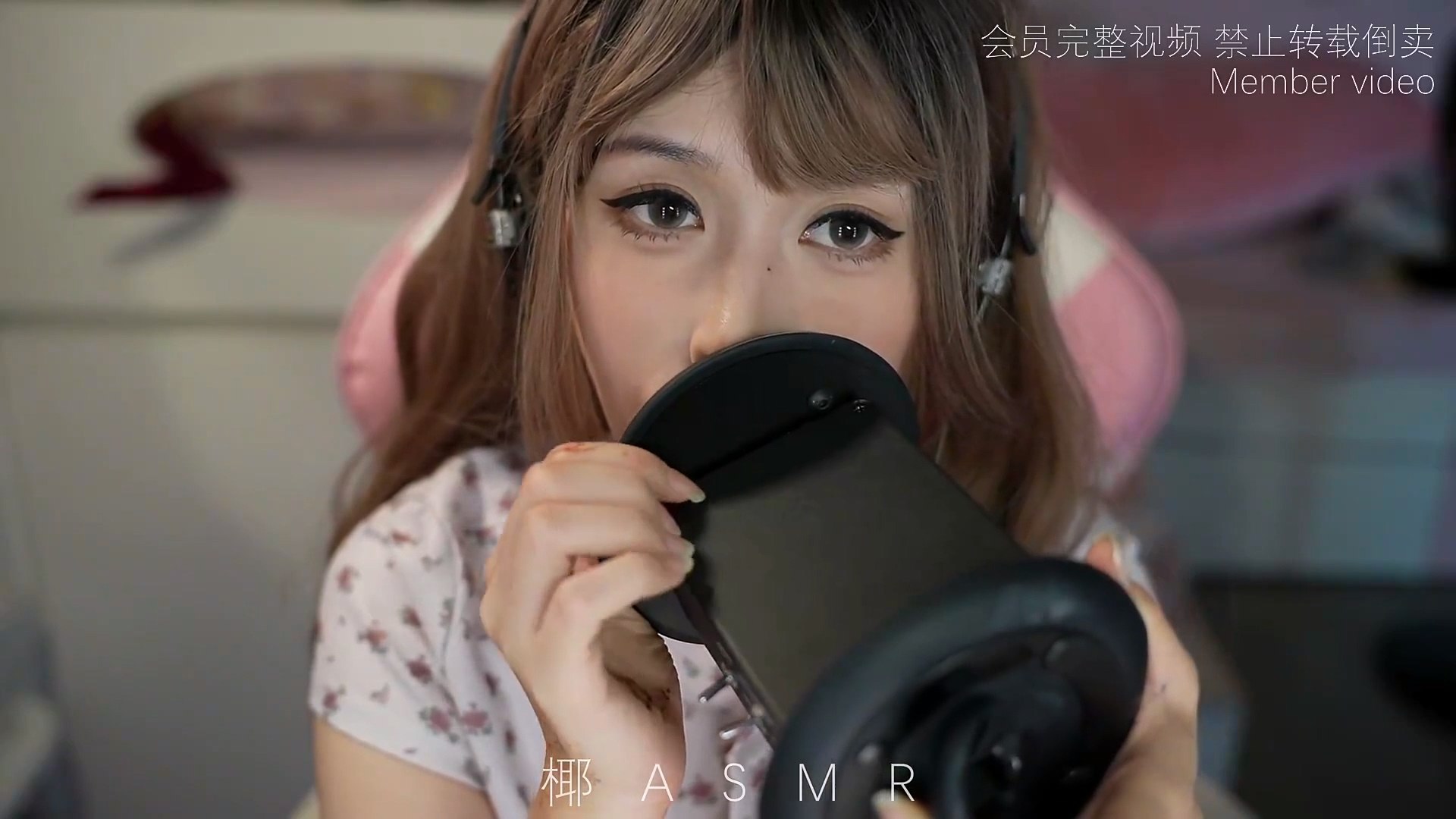 ASMR助眠-其实是椰子啦-黑耳_刮脑壳天鹅